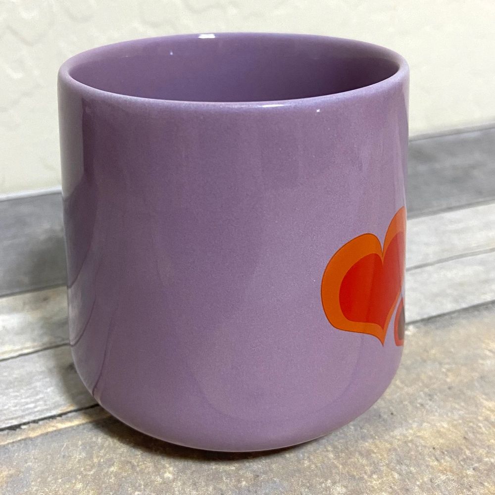 Starbucks Purple with Red Hearts 12oz Mug - Picture 5 of 10